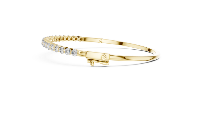The Zélie — Round Tennis Lab-Grown Diamond Bracelet