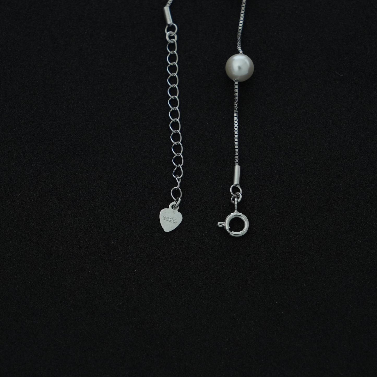 Effortless Elegance: Sterling Silver 925 Pearl Bracelet
