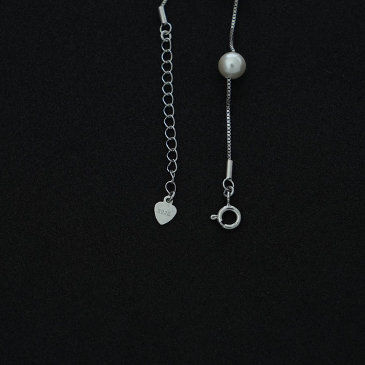 Effortless Elegance: Sterling Silver 925 Pearl Bracelet