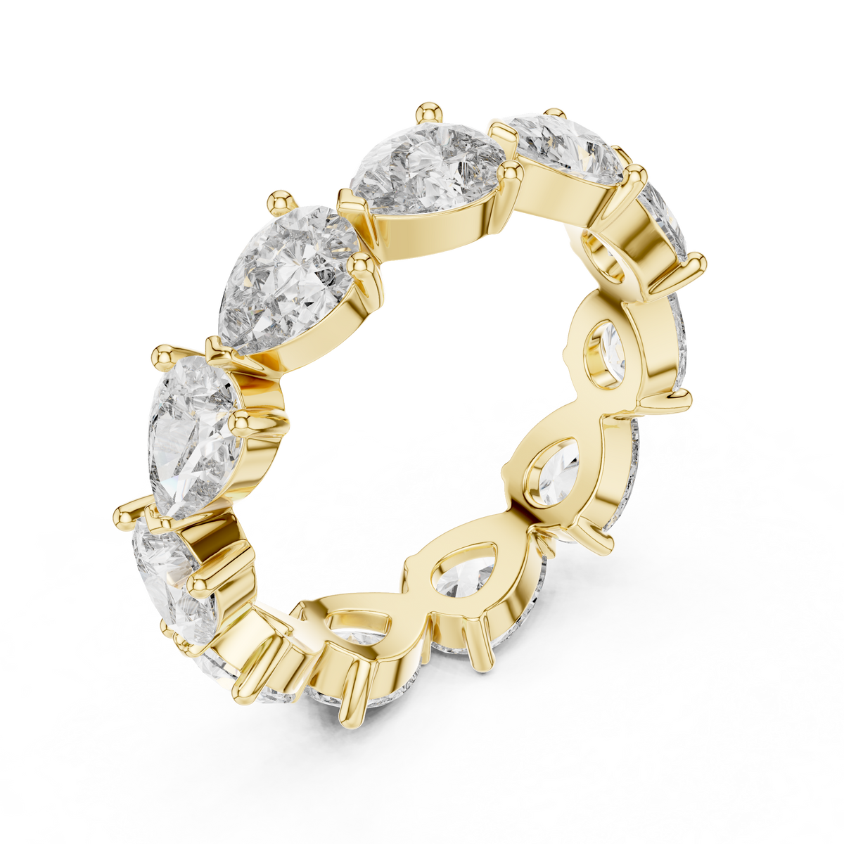 The Aurelia — Pear Halo Lab-Grown Diamond Ring