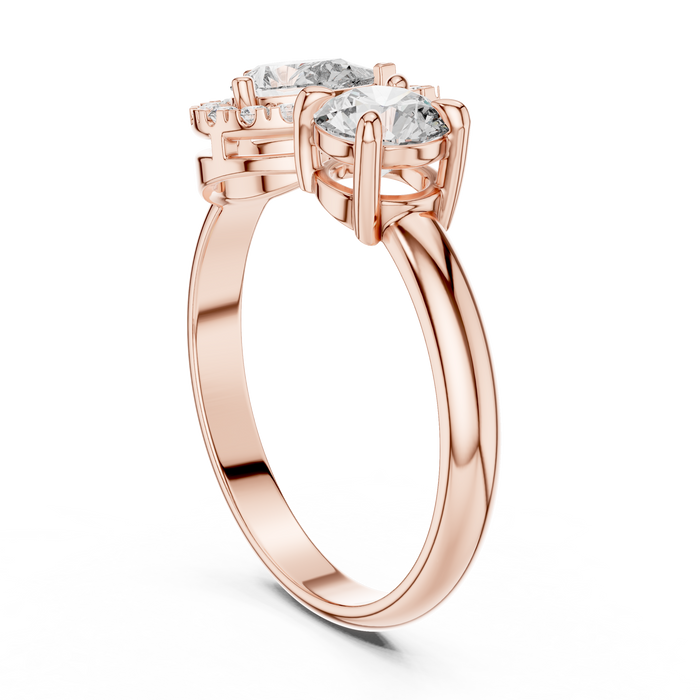 The Seraphine — Pear Halo Ring