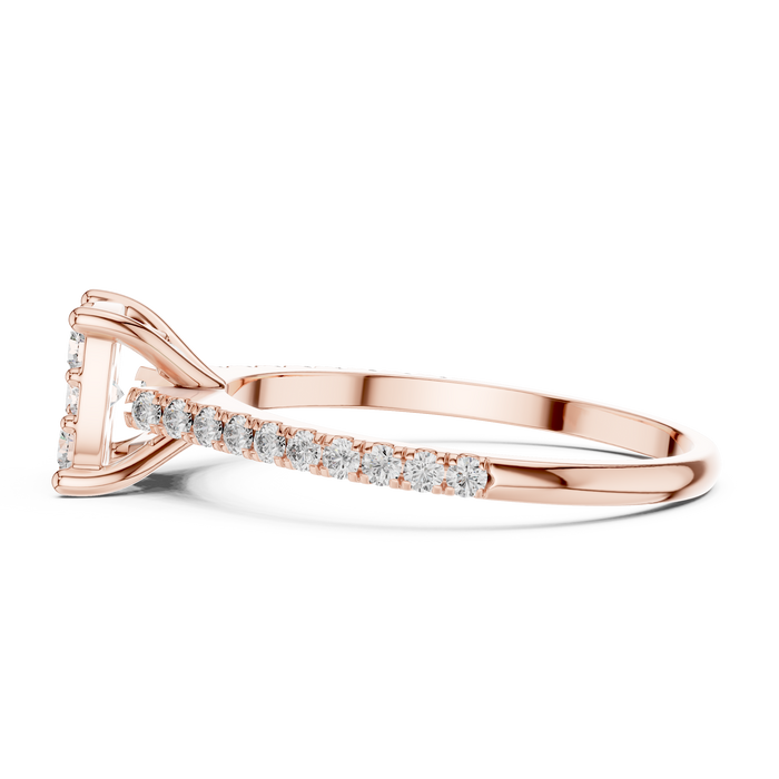 The Isolde — Round Pavé Ring