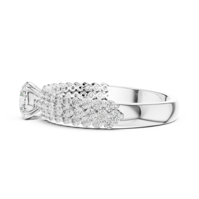 The Ondine — Round Pavé Ring