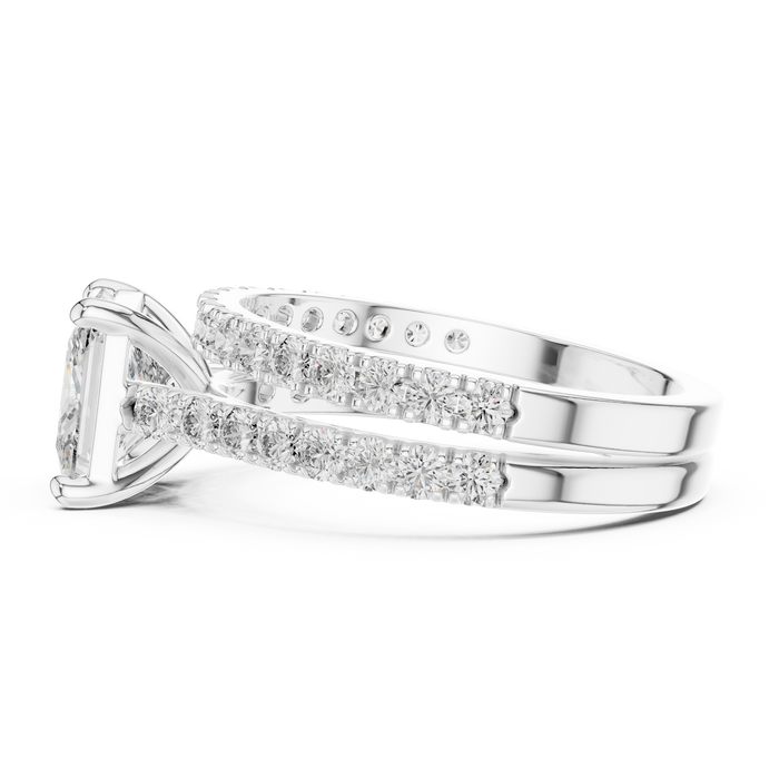 The Ysolde — Princess Pavé Ring