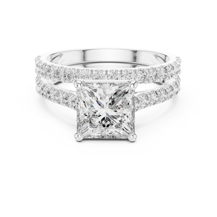 The Ysolde — Princess Pavé Ring