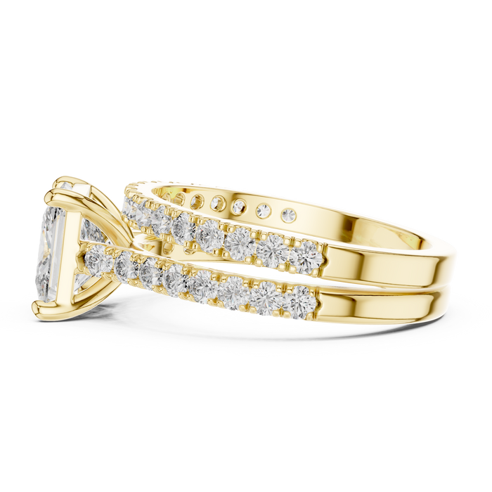 The Ysolde — Princess Pavé Lab-Grown Diamond Ring