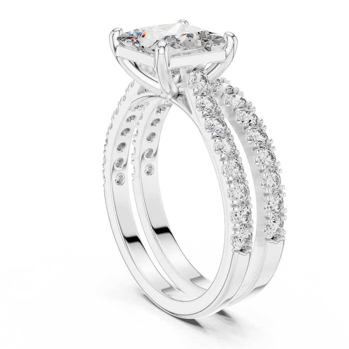 The Ysolde — Princess Pavé Ring