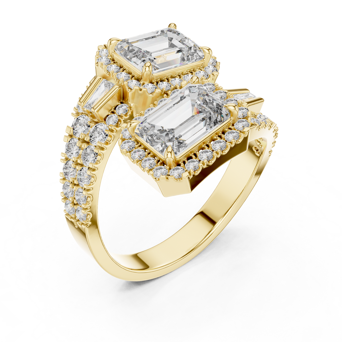 The Solène — Emerald Eternity Lab-Grown Diamond Ring