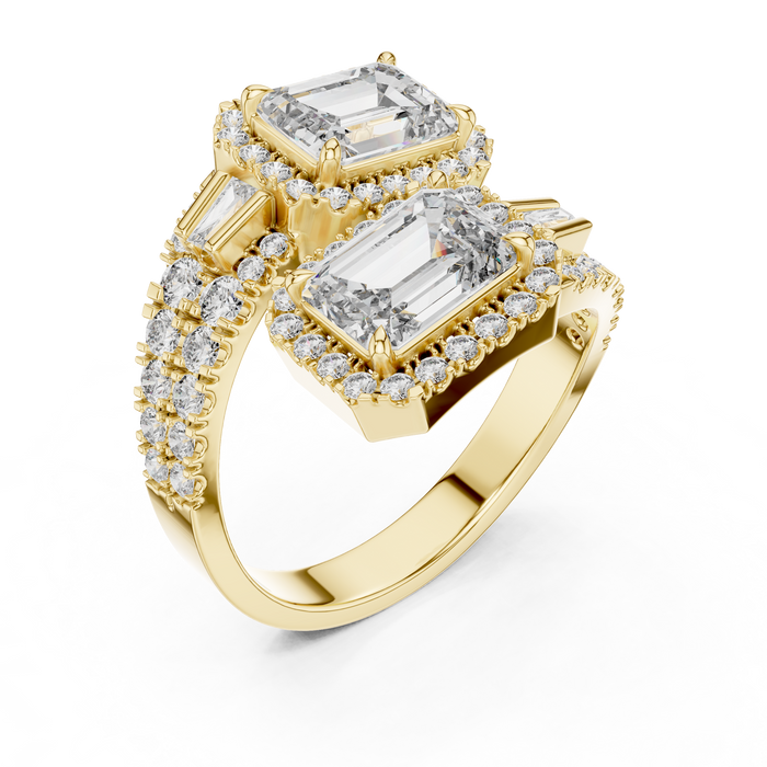 The Solène — Emerald Eternity Lab-Grown Diamond Ring