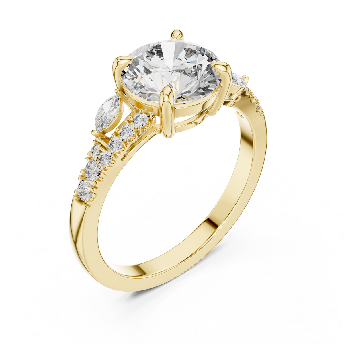 The Bijou — Marquise Halo Ring