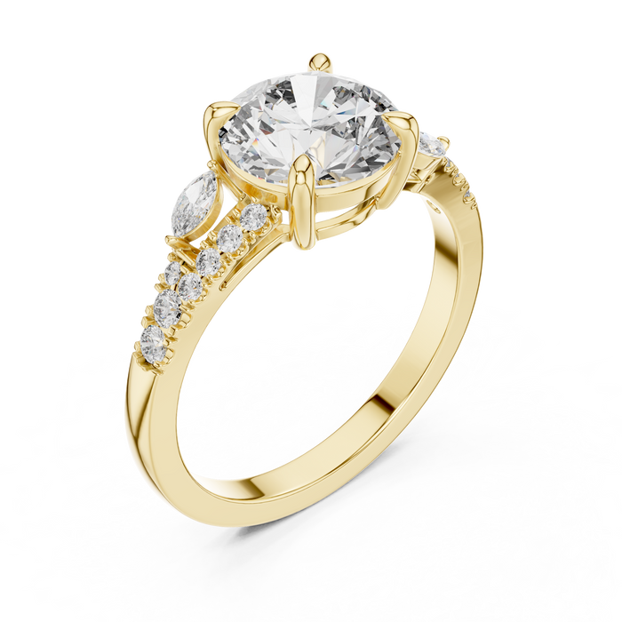 The Bijou — Marquise Halo Lab-Grown Diamond Ring