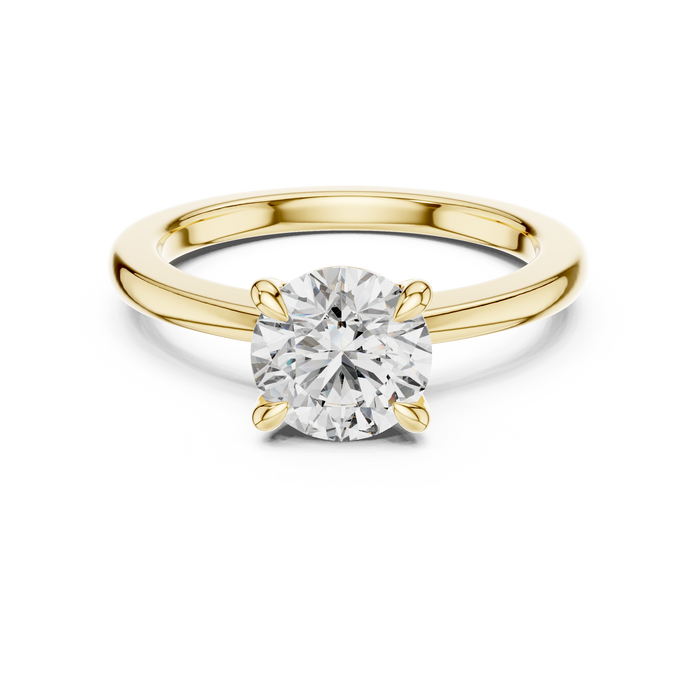 The Colette — Round Solitaire Lab-Grown Diamond Ring