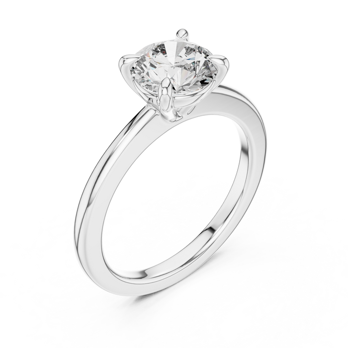 The Colette — Round Solitaire Ring