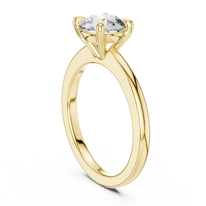 The Colette — Round Solitaire Lab-Grown Diamond Ring