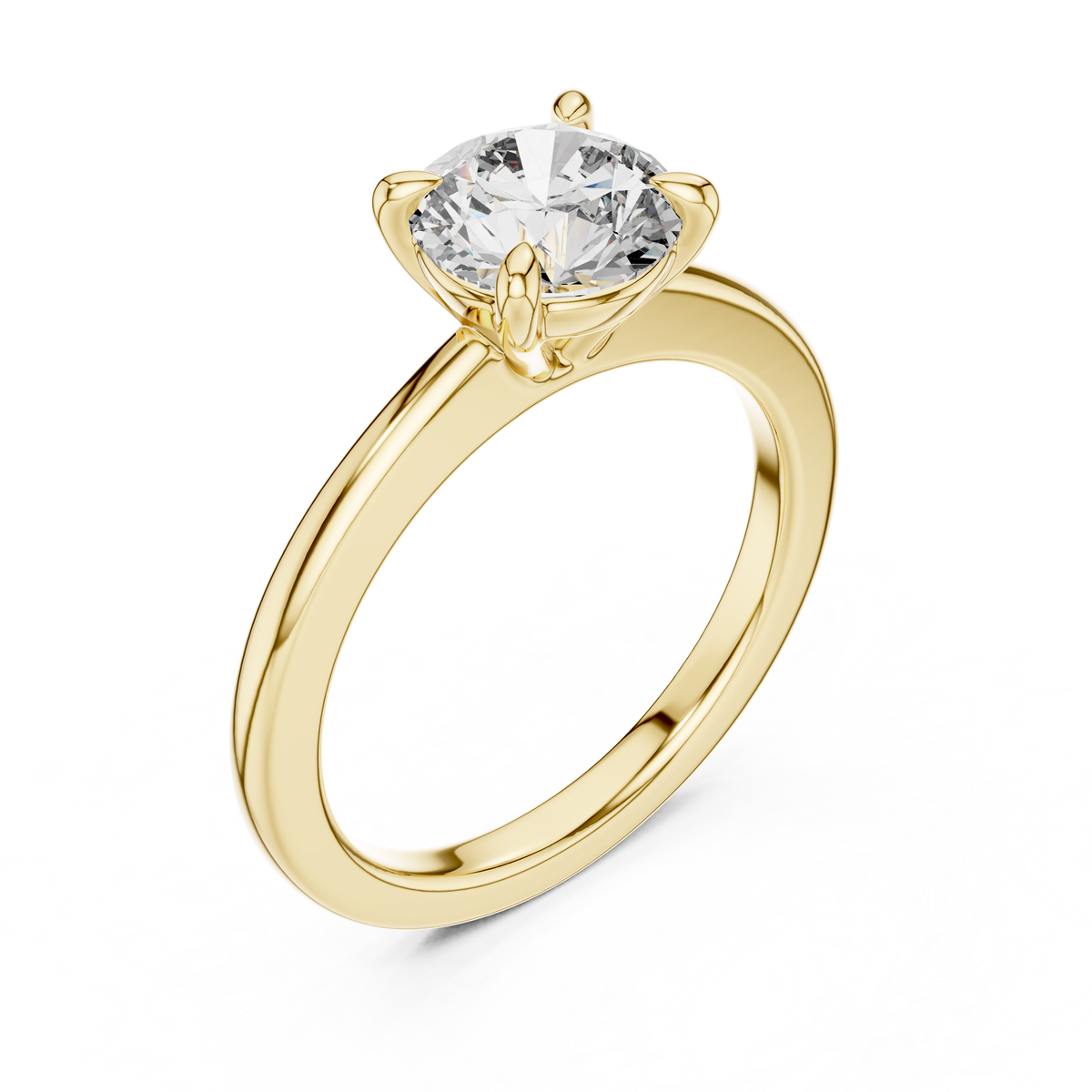 The Colette — Round Solitaire Ring