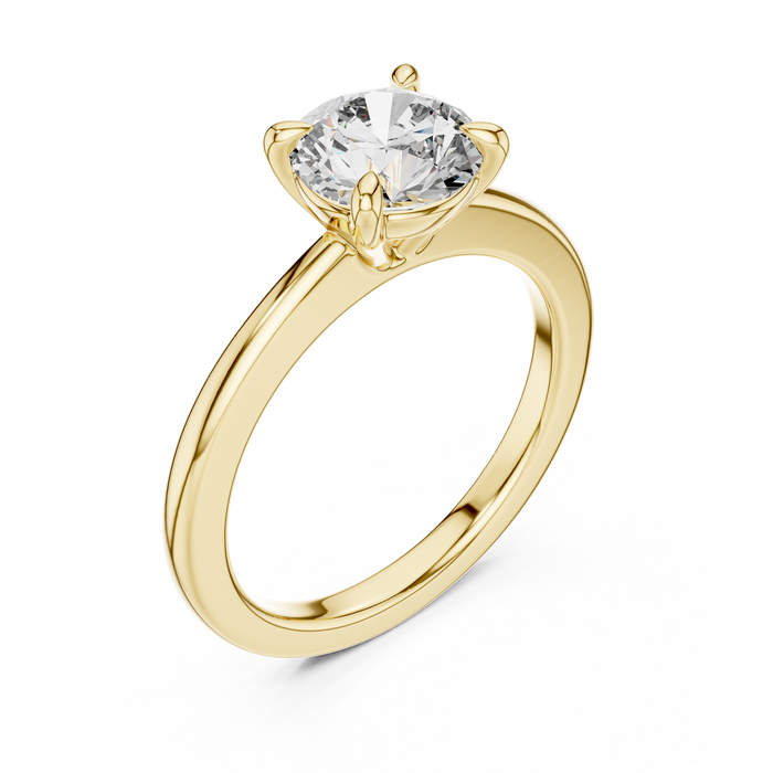 The Colette — Round Solitaire Lab-Grown Diamond Ring