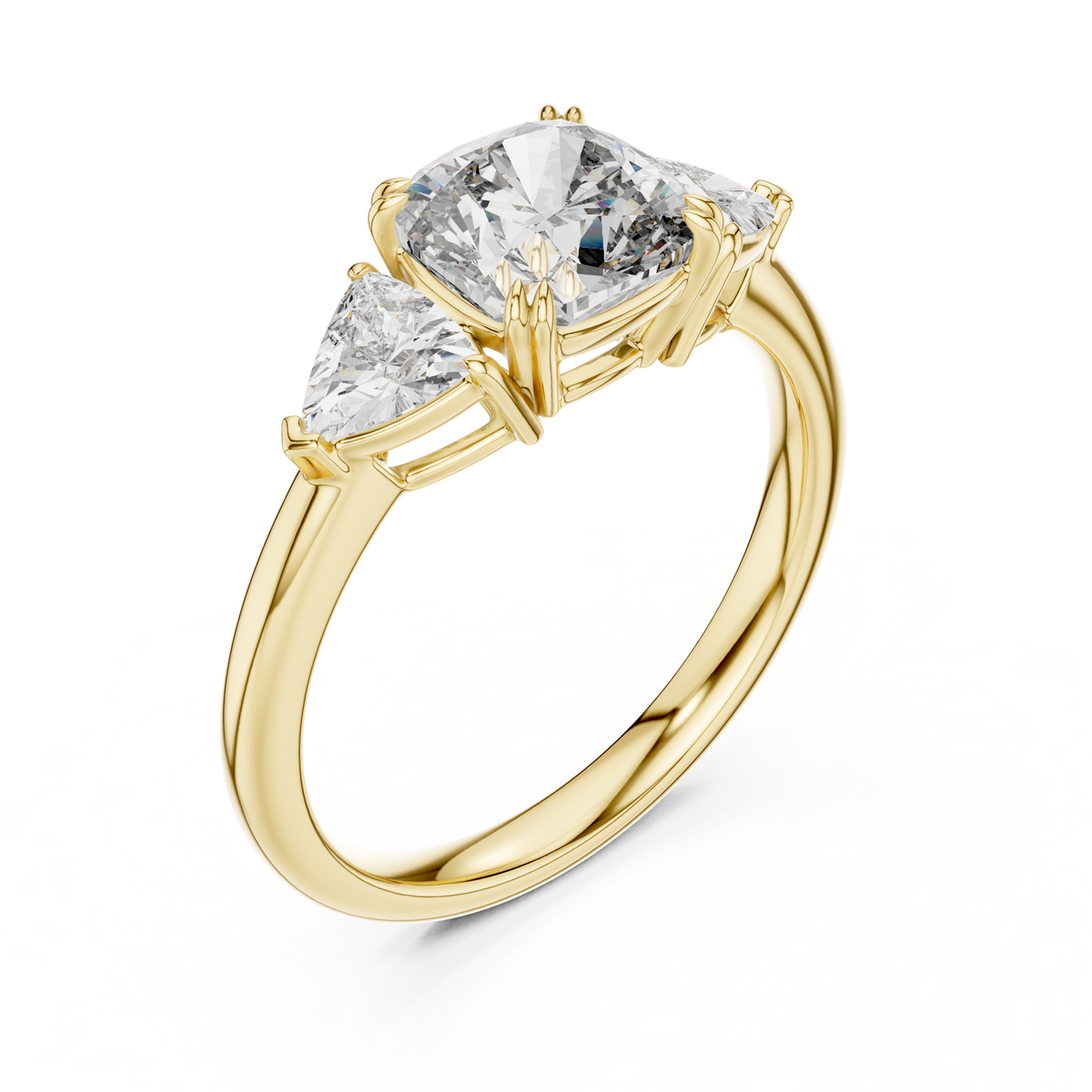 The Elodie — Trillion Trilogy Ring