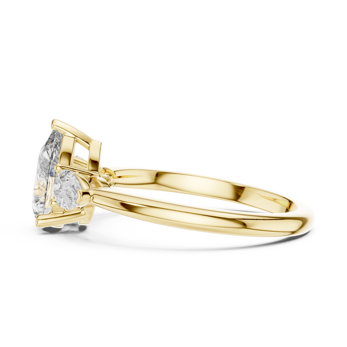The Fleur — Pear Trilogy Lab-Grown Diamond Ring