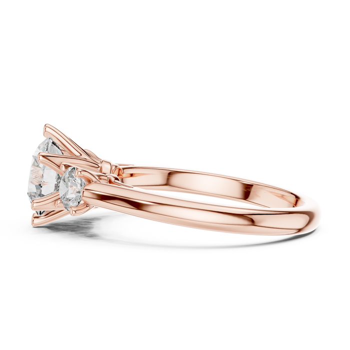The Lucienne — Round Trilogy Ring