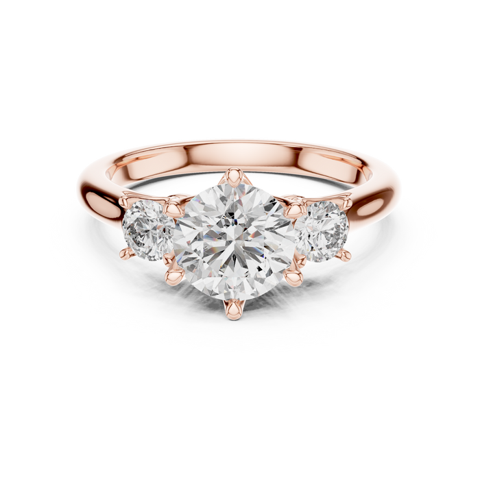 The Lucienne — Round Trilogy Ring