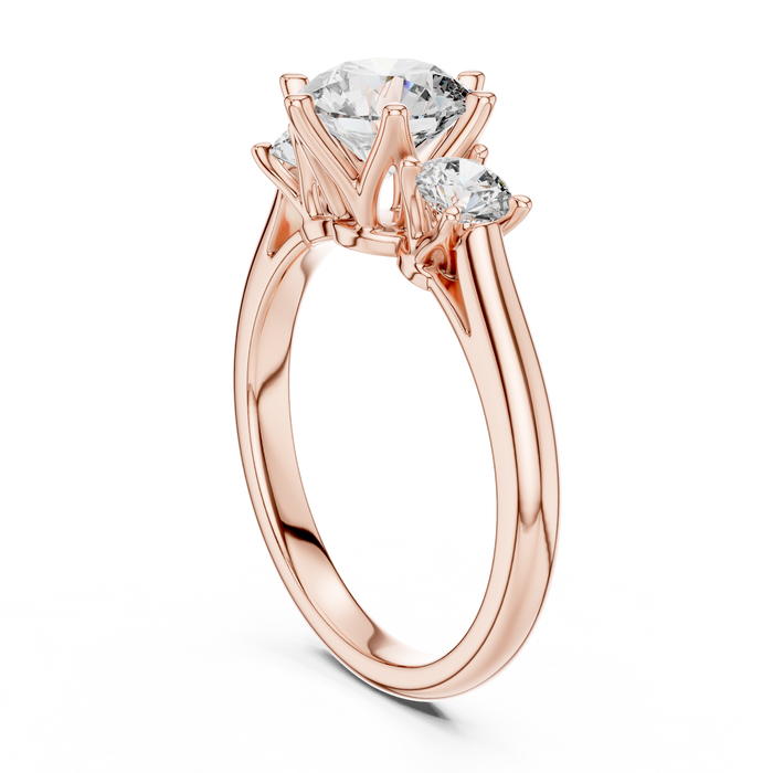The Lucienne — Round Trilogy Ring