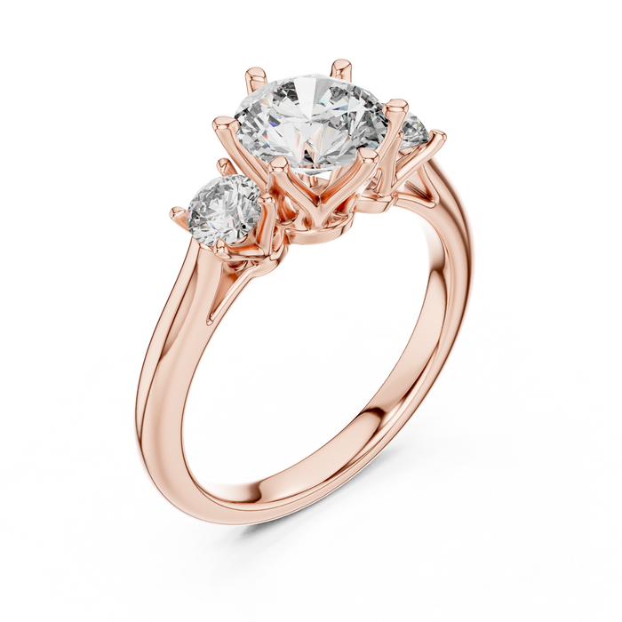 The Lucienne — Round Trilogy Ring