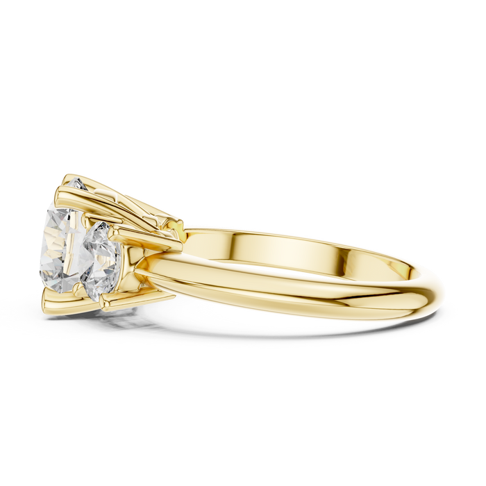 The Manon — Round Trilogy Lab-Grown Diamond Ring