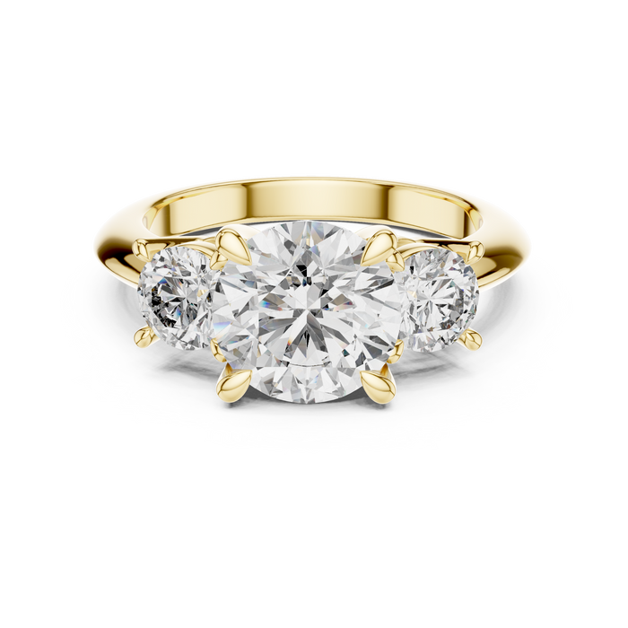 The Manon — Round Trilogy Lab-Grown Diamond Ring
