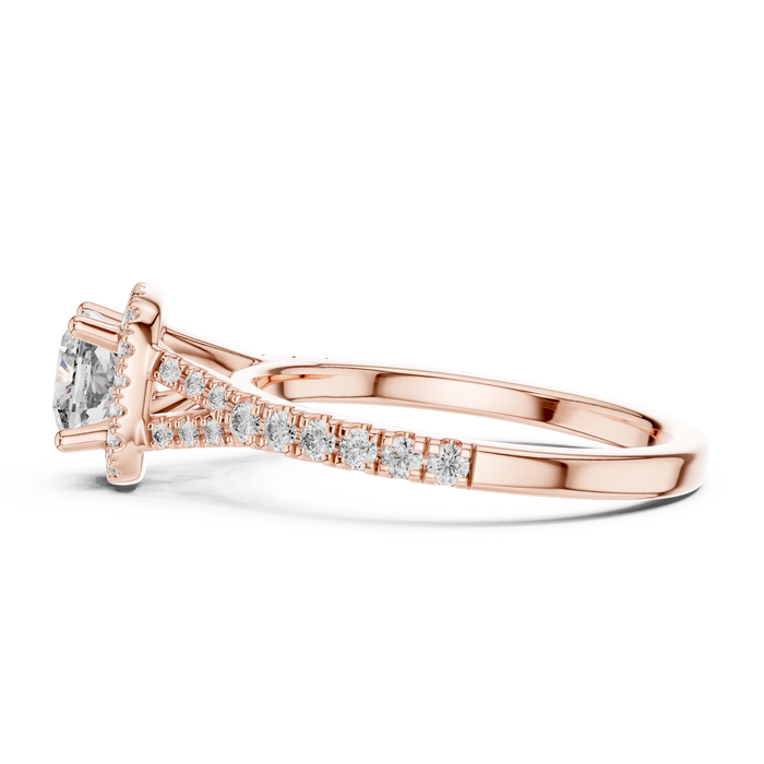 The Noémie — Round Pavé Ring