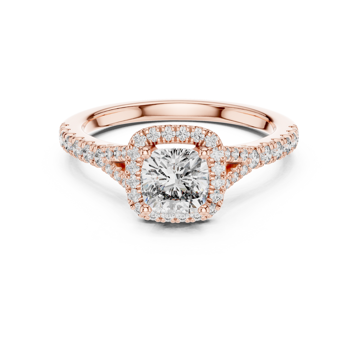 The Noémie — Round Pavé Ring