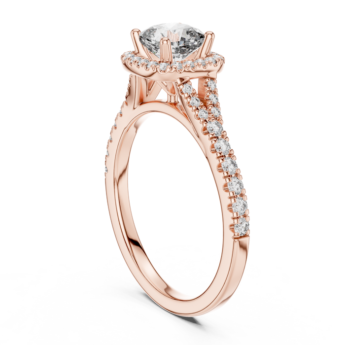 The Noémie — Round Pavé Ring