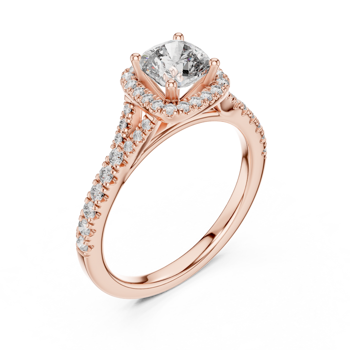 The Noémie — Round Pavé Ring