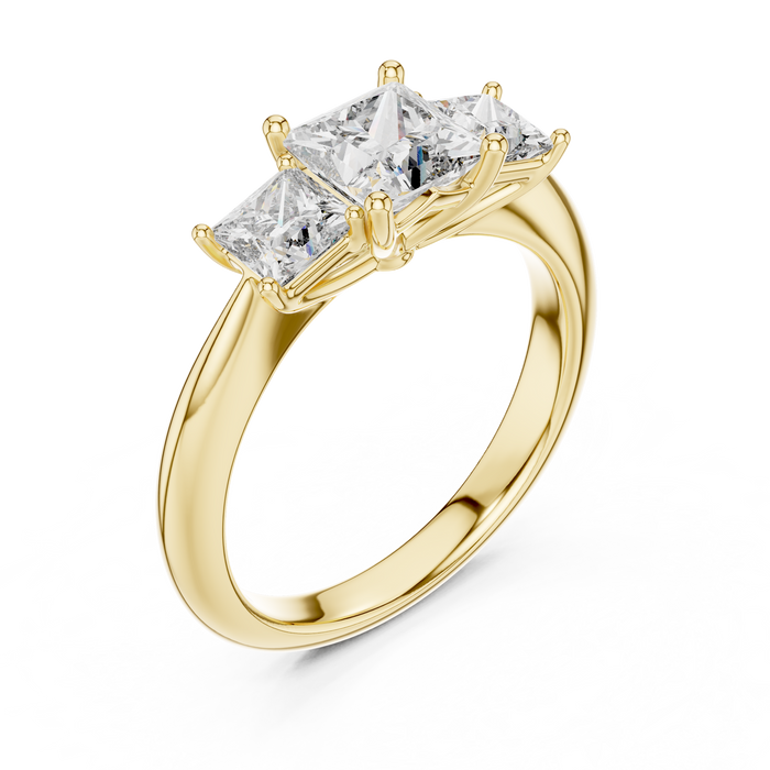 The Océane — Princess Statement Lab-Grown Diamond Ring