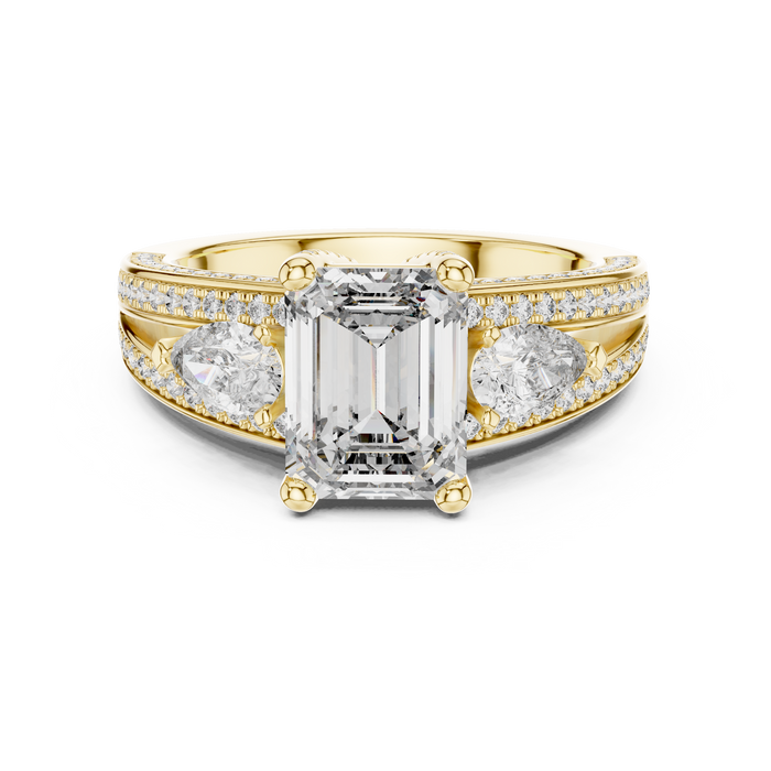 The Quenby — Emerald Eternity Lab-Grown Diamond Ring