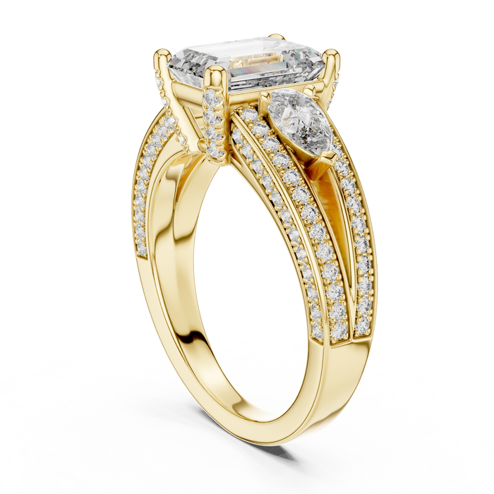 The Quenby — Emerald Eternity Lab-Grown Diamond Ring