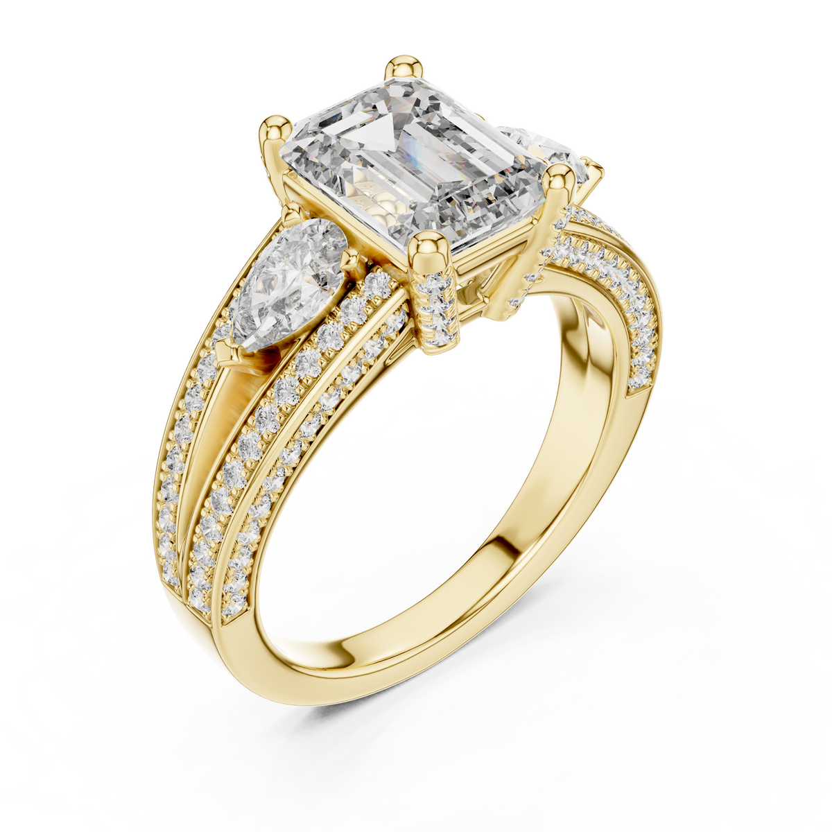 The Quenby — Emerald Eternity Lab-Grown Diamond Ring