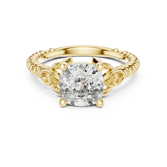 The Théodora — Cushion Solitaire Lab-Grown Diamond Ring