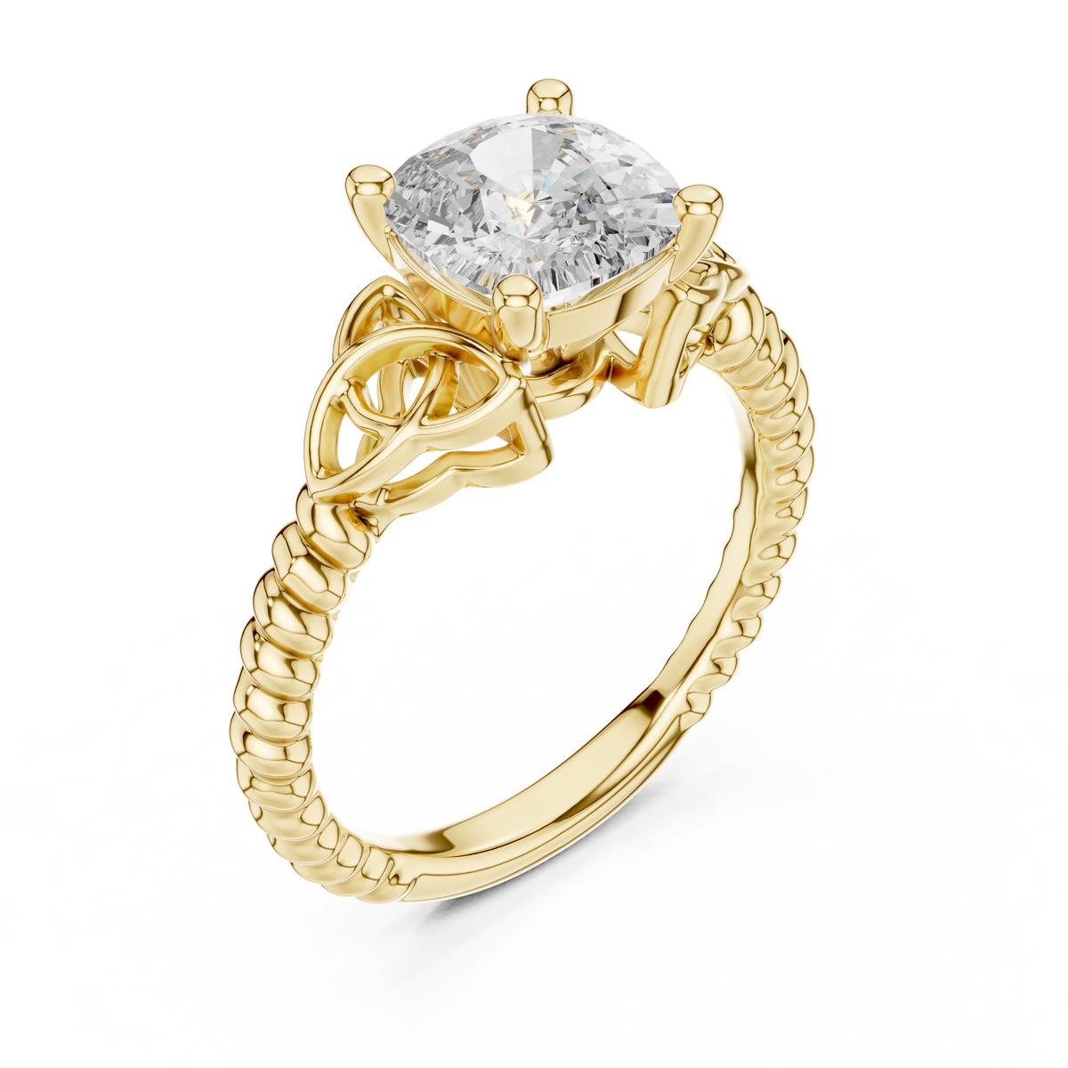 The Théodora — Cushion Solitaire Ring