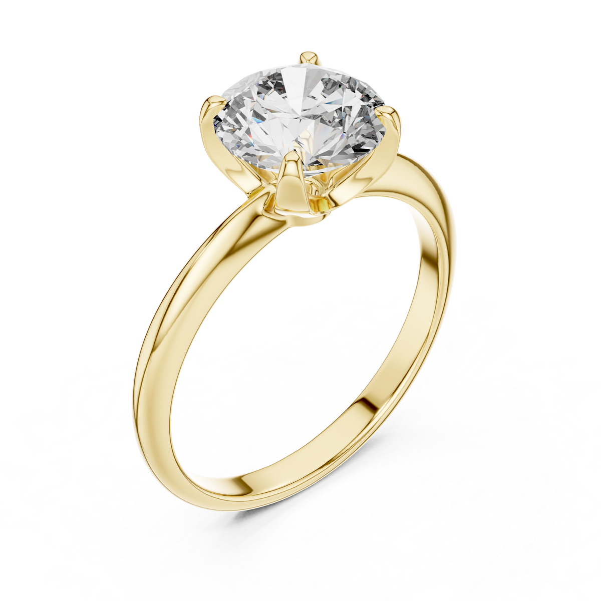 The Ursule — Round Solitaire Ring