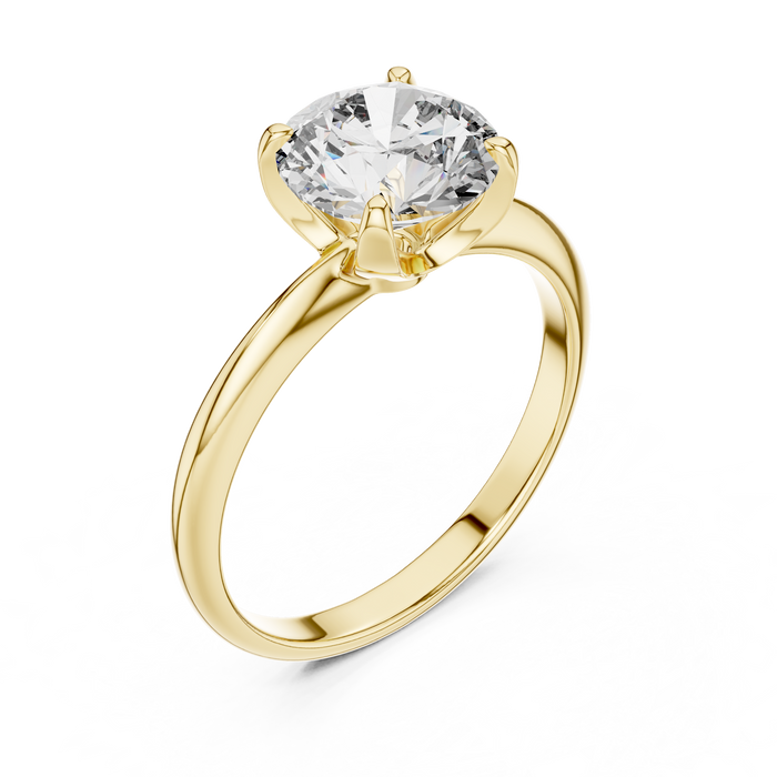 The Ursule — Round Solitaire Lab-Grown Diamond Ring