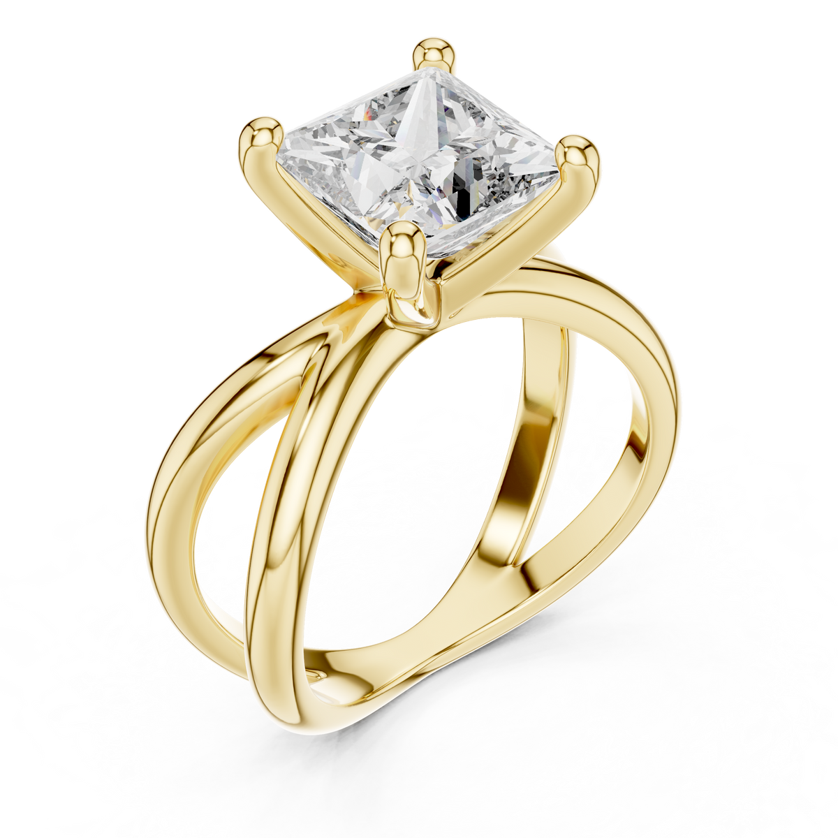 The Valentine — Princess Trilogy Lab-Grown Diamond Ring