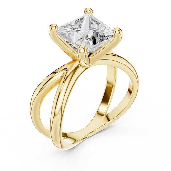 The Valentine — Princess Trilogy Lab-Grown Diamond Ring