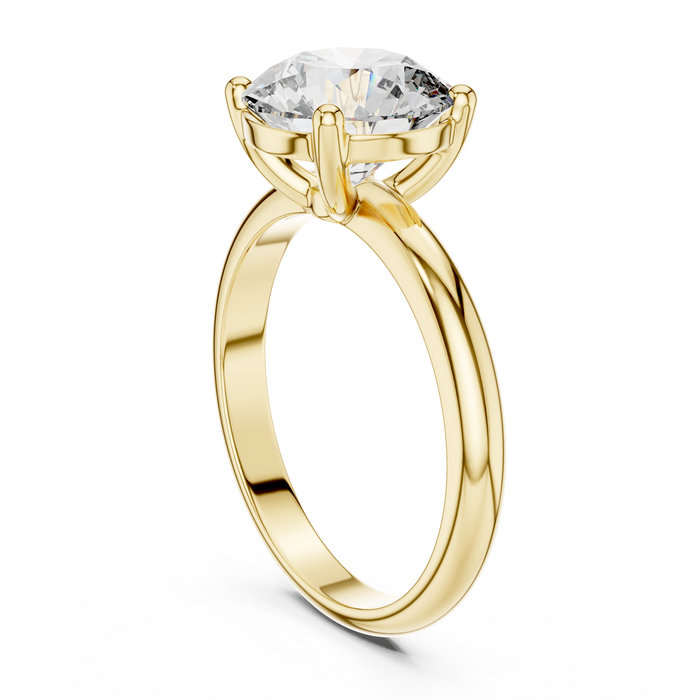 The Yvaine — Round Solitaire Lab-Grown Diamond Ring