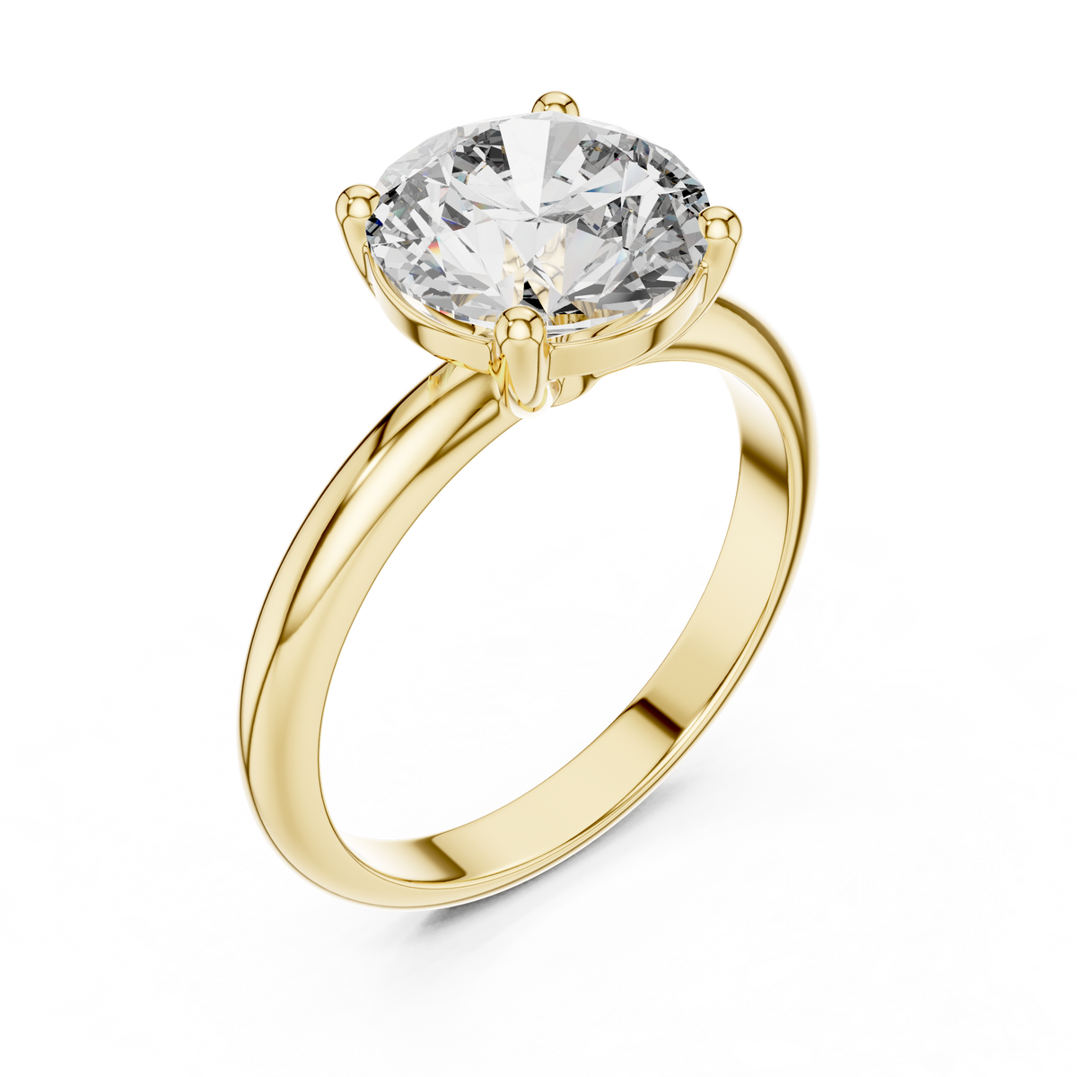 The Yvaine — Round Solitaire Ring