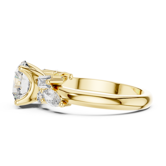 The Zéphyrine — Marquise Trilogy Lab-Grown Diamond Ring