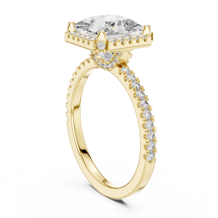 The Brielle — Princess Statement Lab-Grown Diamond Ring