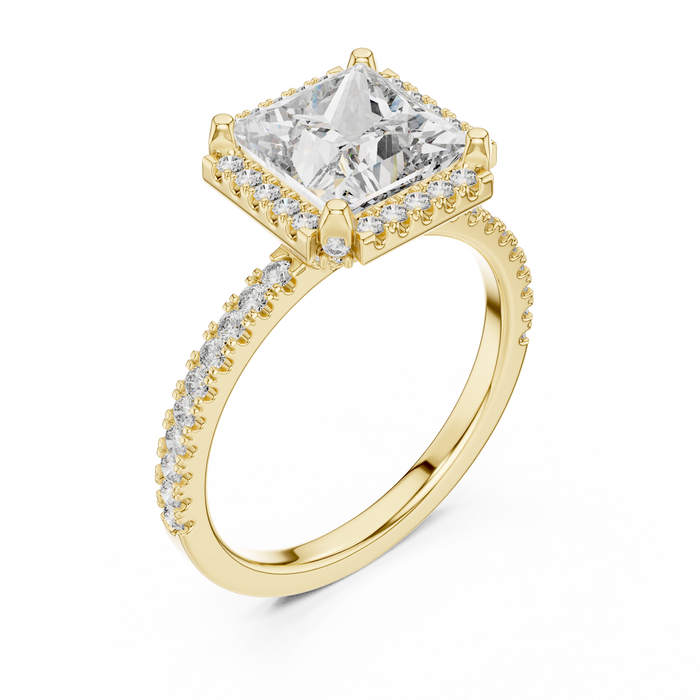 The Brielle — Princess Statement Lab-Grown Diamond Ring