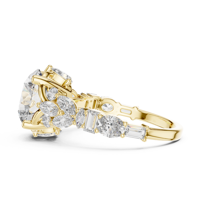 The Cassiane — Marquise Halo Lab-Grown Diamond Ring