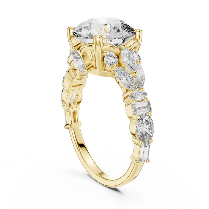 The Cassiane — Marquise Halo Lab-Grown Diamond Ring