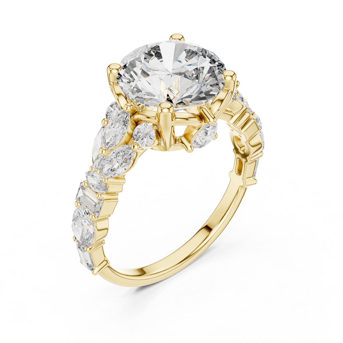 The Cassiane — Marquise Halo Lab-Grown Diamond Ring